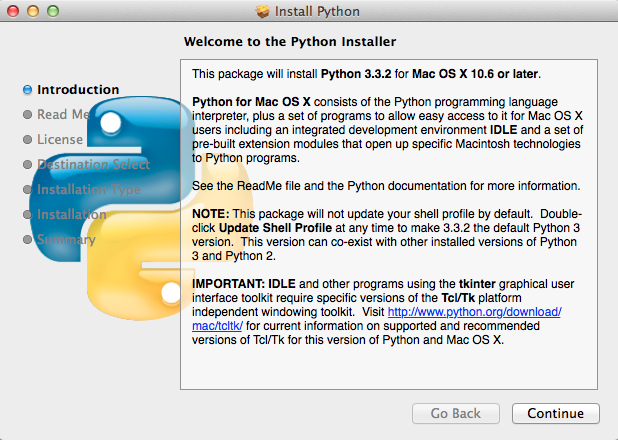 Python Installer on Mac